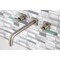 Kingston Brass KS6028DKL Wall Mount Tub Faucet, Brushed Nickel KS6028DKL - alternate 2